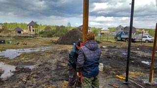 Заказать монтаж винтовых свай в Сальск - цена под ключ с доставкой от 1840 шт