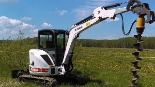 Аренда экскаватора погрузчика с ямобуром в Сальск цена от 1533 руб